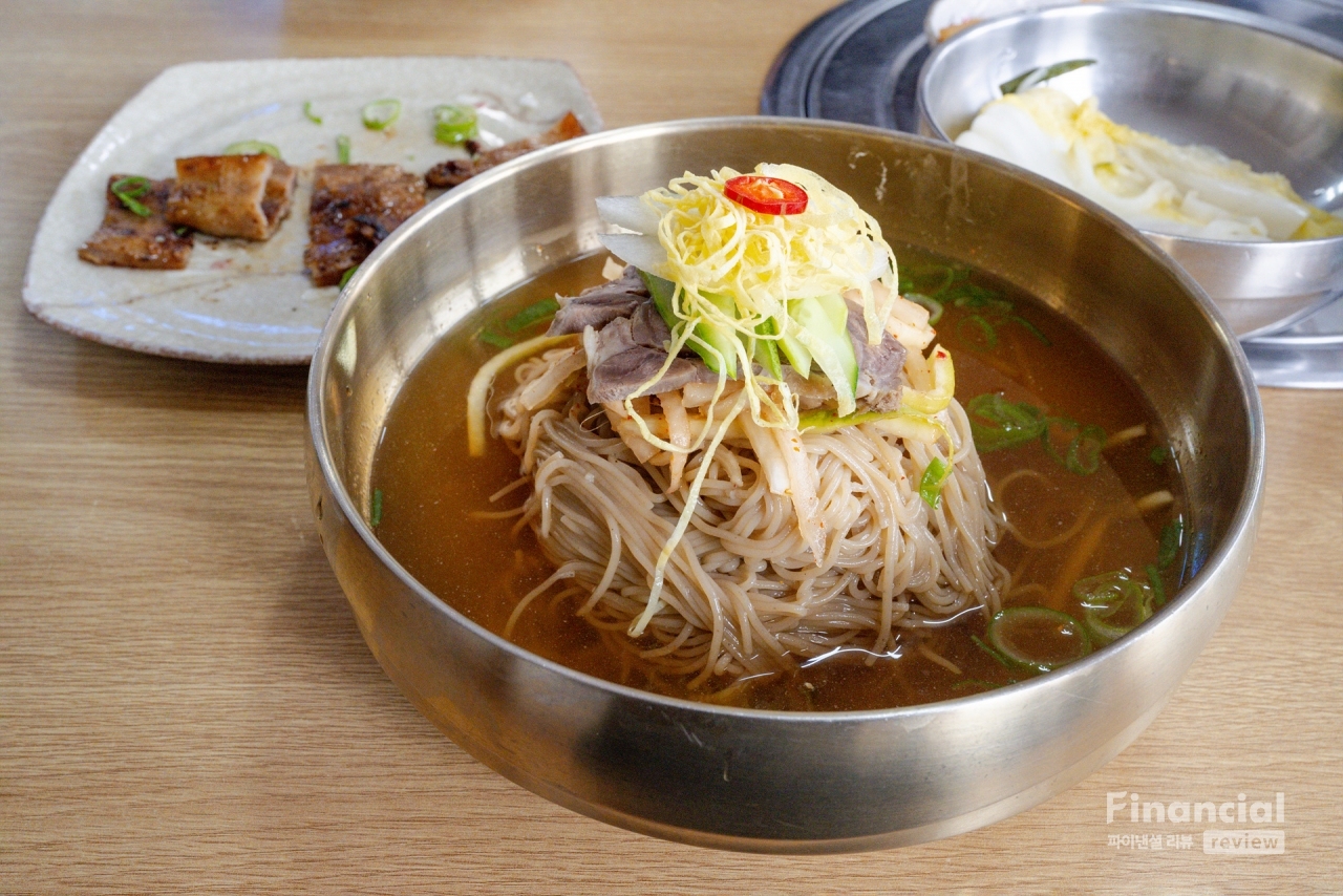 초보자도 도전할만한 대동강초계탕의 평양냉면. /사진=김민수 여행작가