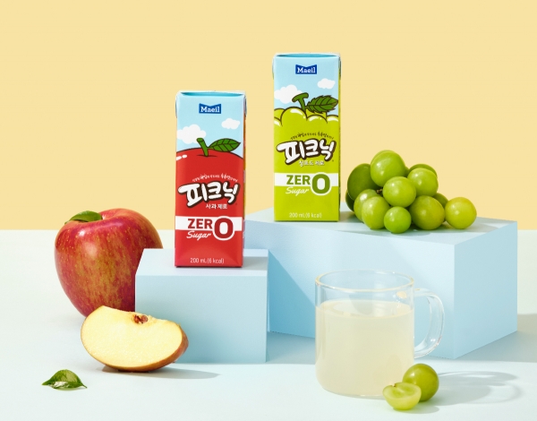 피크닉 제로(사과제로, 청포도제로)./사진=매일유업