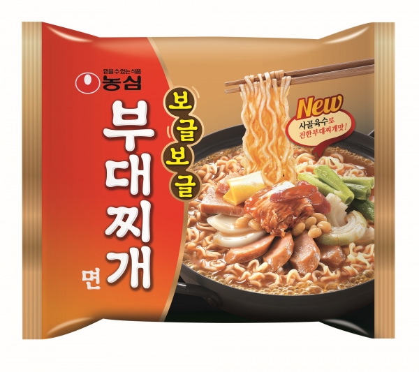 농심 보글보글 부대찌개면 제품 이미지./사진=농심