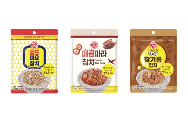 오뚜기 파우치참치 3종 시뮬컷./사진=오뚜기