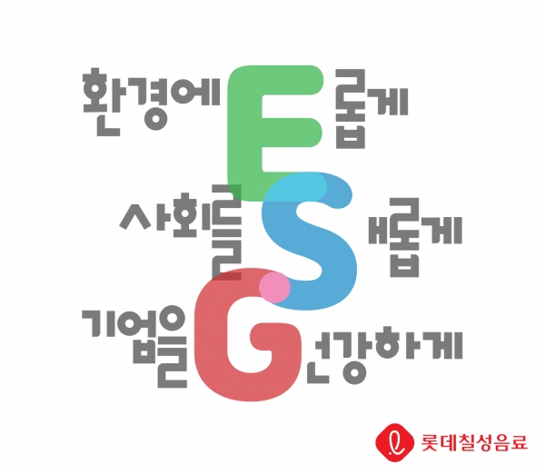 롯데칠성음료 ESG슬로건. /사진=롯데칠성음료